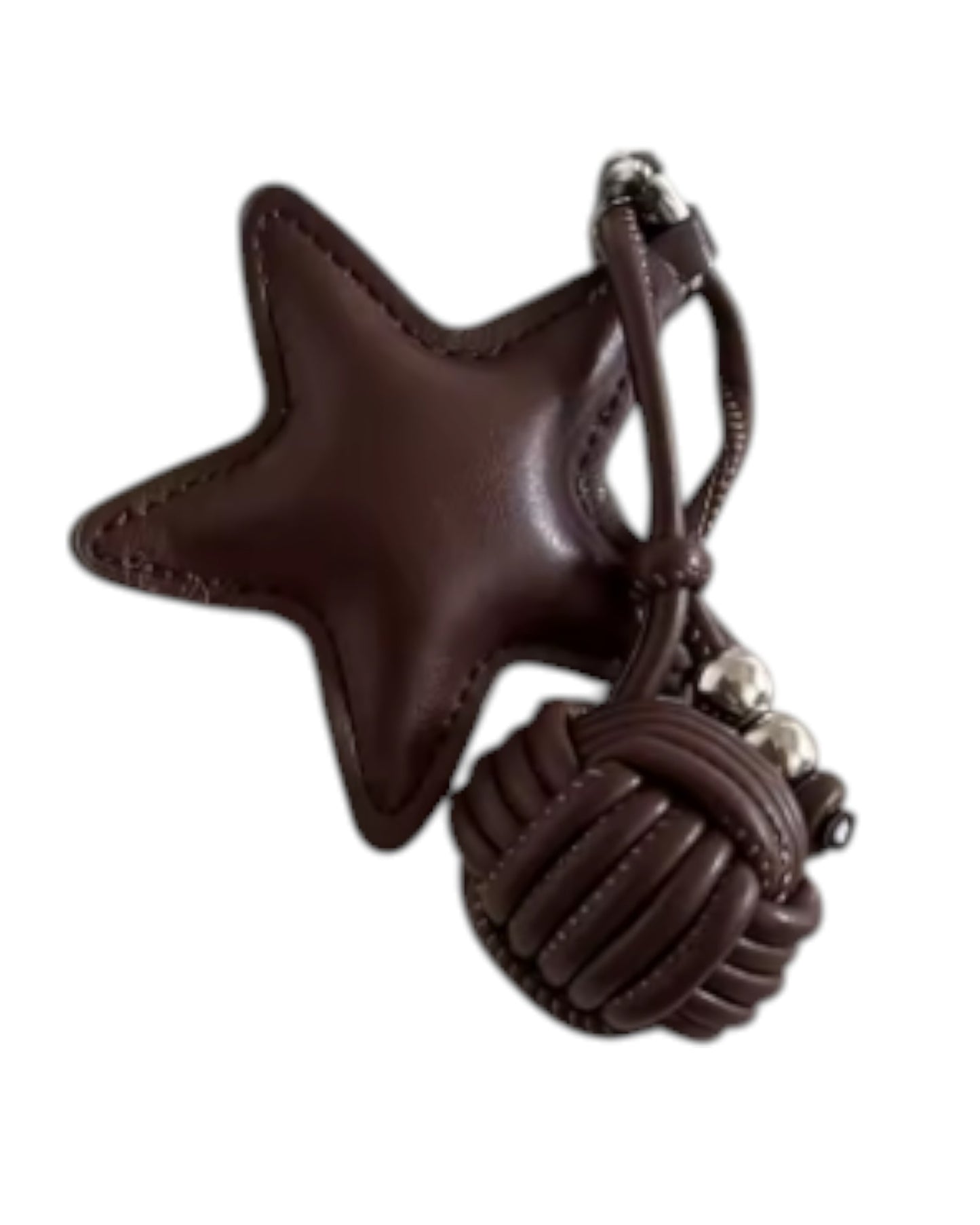 LLAVERO ESTRELLA DE PIEL