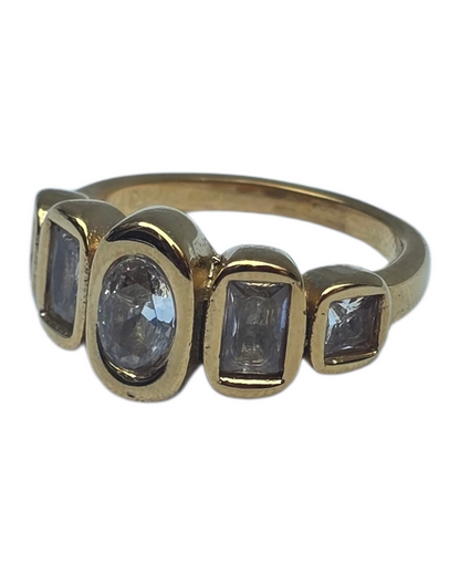 ANILLO 5 DIAMANTES